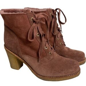 Ugg Sophia Rust Suede Boots